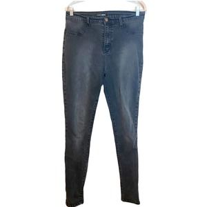 Fashion Nova Gray Hi Rise Skinny Slim Fit Jeans